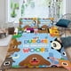 thumbnail image 2 of ¡Hola, Duggee! Conjunto de sábanas temático, trío de piezas, cómodo y amigable con la piel, diseño único, regalo de decoración para el hogar para familiares, amigos y fans, 90 cm * 190 cm, 2 of 6