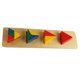 thumbnail image 5 of Geometría Triángulo Forma Bloque Rompecabezas Tablero Educativo Forma Geométrica Juguetes, 5 of 5