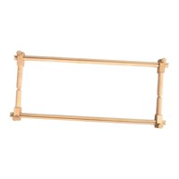 Magideal - Marco De Costura, Soporte De Marco Para Punto De Cruz, Artesanía De Madera, Práctico Tapiz Bordado, Marco De Desplazamiento, Soporte De Punto De Aguja 98Cmx43.3Cm