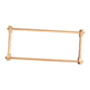 Magideal - Marco De Costura, Soporte De Marco Para Punto De Cruz, Artesanía De Madera, Práctico Tapiz Bordado, Marco De Desplazamiento, Soporte De Punto De Aguja 98Cmx43.3Cm