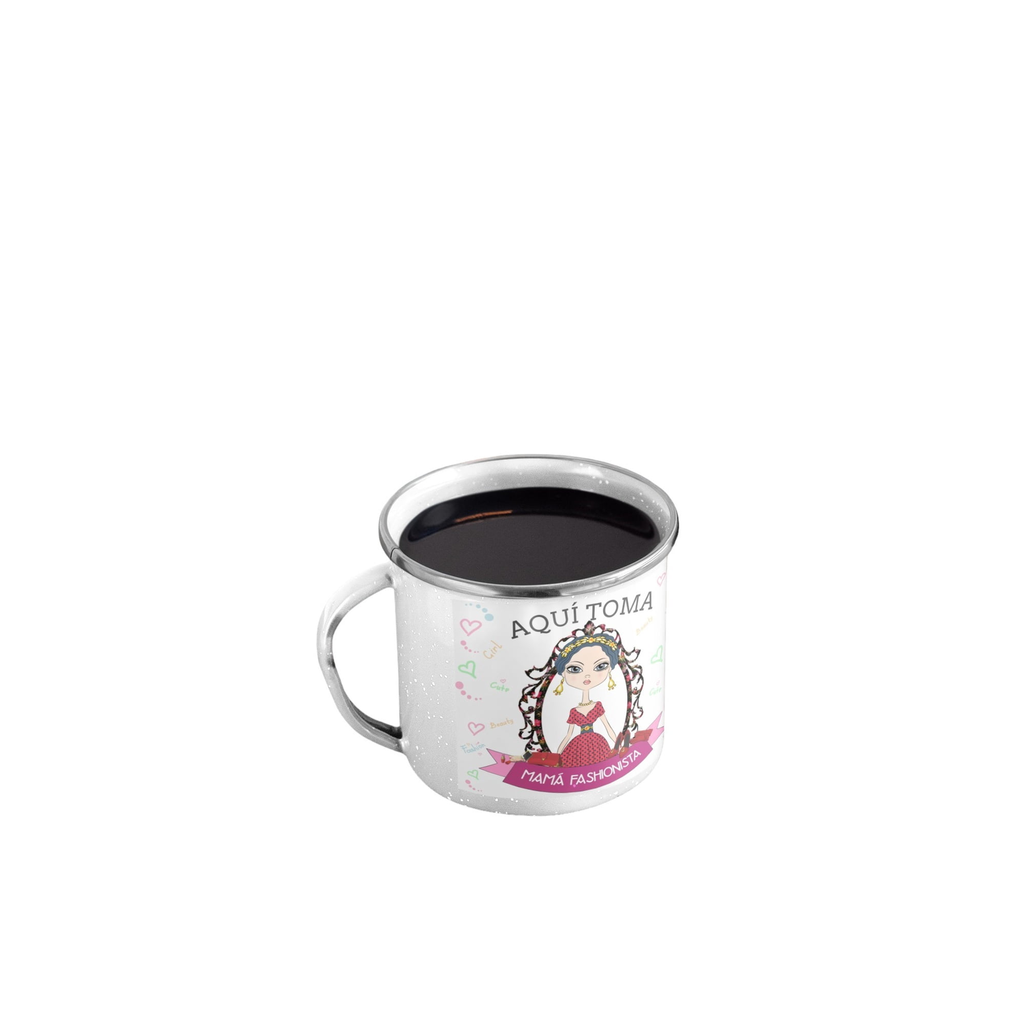 Genérico - Taza Enlozada Tendencias Y Moda - Mamá Fashionista