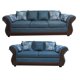 thumbnail image 1 of Juego de Living Irlanda 3.2 Azul/Choco, 1 of 1