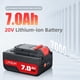 thumbnail image 2 of Batería Masione 20V 7,0 Ah Li-ion de repuesto, 2 of 6