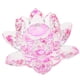 thumbnail image 1 of flores de loto de cristal artesanías pisapapeles vidrio loto modelo rosa, 1 of 5