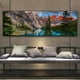 thumbnail image 2 of 1pc Canvas Painting, Lake Forest Mountain Scenery Painting, Wall Art Decor, For Living Room, Bedroom, No Frame, 19.68*59.05inch, 2 of 5