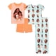 thumbnail image 1 of Conjunto de pijama Disney Floral Moana para niñas, 4 piezas, talla 6, algodón, 1 of 7