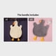 thumbnail image 1 of 1pc Quick-Drying Cartoon Duck Hand Towels for Kitchen, Bathroom, and Bedroom - Absorbent and Soft, 1 of 5