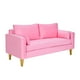 thumbnail image 2 of Sofa Sky 3c Felpa 01 Rosado, 2 of 5
