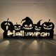 thumbnail image 2 of 1pc Metal Iron Ghost Jack-o'-lantern Skeleton Candle Holder for Autumn Thanksgiving Halloween Harvest Festival - Luminous Atmosphere Props for Home Table Decor, 2 of 5