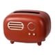 thumbnail image 4 of Caja De Almacenamiento De Servilletas Con Cubierta De Caja De Pa?uelos De Radio Para Muebles De Coche De Gabinete Rojo, 4 of 5