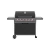 Bbq Grill - Parrilla Gas Dark Hawk 6 Quemadores + Plancha