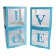 thumbnail image 1 of Baby Shower Género Revela Ducha Globos Caja De Cumplea?os Decoración Azul, 1 of 5