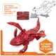 thumbnail image 3 of Robot de control remoto Dragon HEX BOTS, juguete recargable, 3 of 7