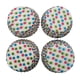 thumbnail image 1 of 100 mini moldes para cupcakes, moldes de papel para muffins, resistentes al calor, con impresión de puntos., 1 of 5