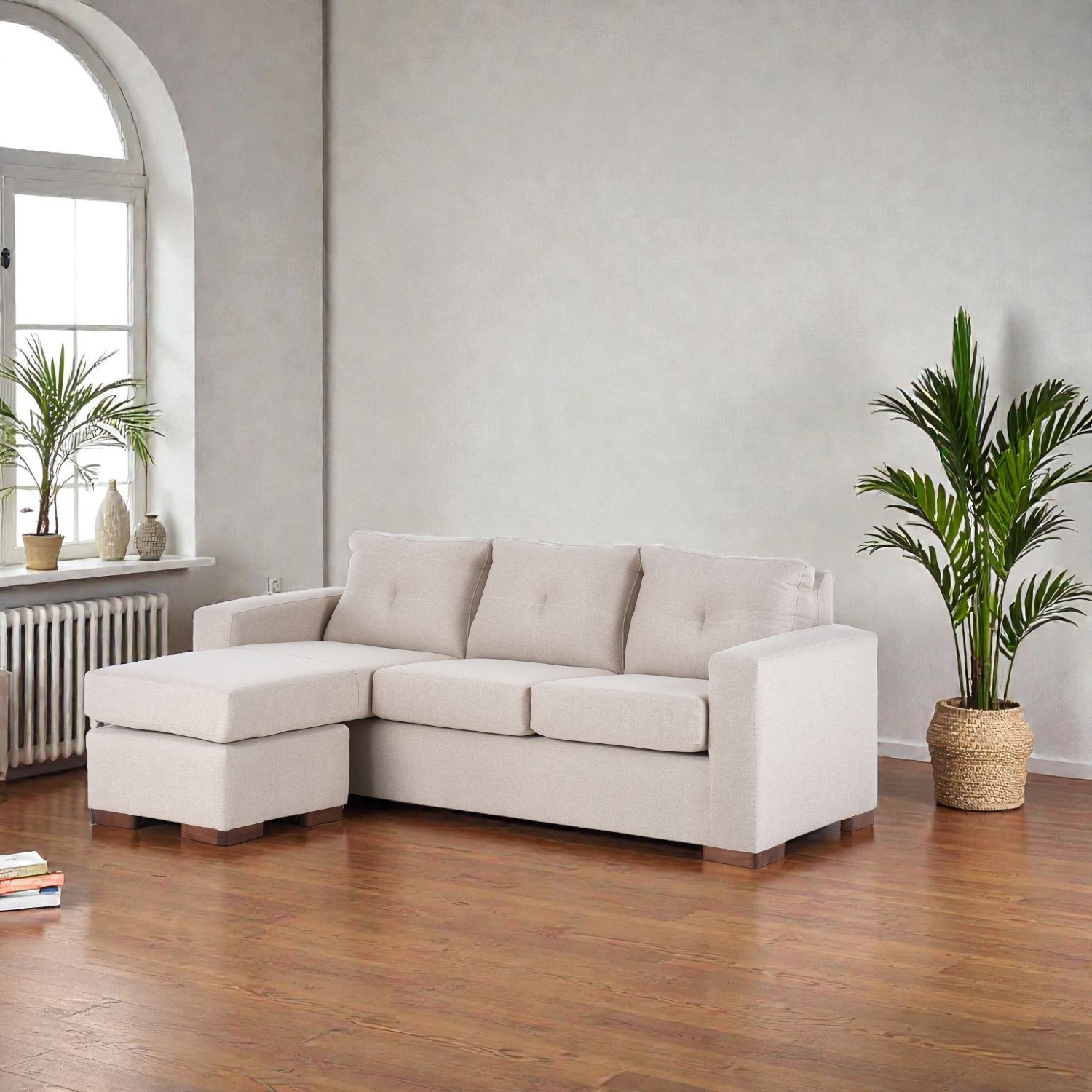 Muebles Altiro - Seccional Emma-Tela Lino Bahía Beige