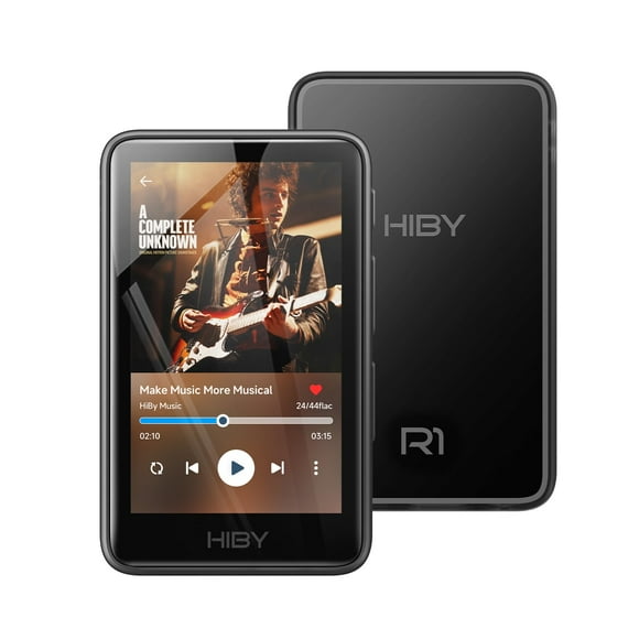 Reproductor MP3 HiBy R1 HiFi Bluetooth 5.1, 2 TB, audio de alta resolución DSD 256
