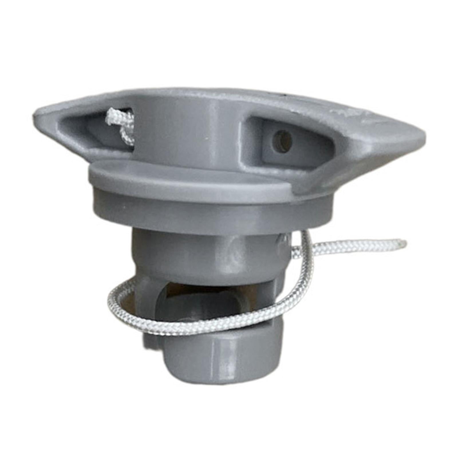 Ioensy - Cubierta De Válvula De Aire Para Kayak, Adaptador De Válvula Para Barco, Tapa Para Canoa, Bote De Goma, Color Gris