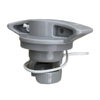 Ioensy - Cubierta De Válvula De Aire Para Kayak, Adaptador De Válvula Para Barco, Tapa Para Canoa, Bote De Goma, Color Gris