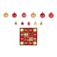 thumbnail image 2 of 44 Uds Bolas De Navidad Adornos Con Cuerda Bolas Decorativas Decoración De árbol De Navidad Oro Rojo, 2 of 5