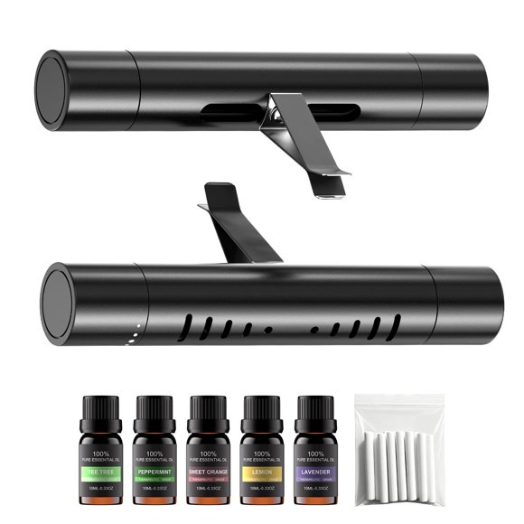 Ambientador para coche EORRZZY con clips para rejilla y aceites esenciales