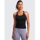thumbnail image 2 of Musculosa CRZ YOGA sin costuras con corpiño incorporado negra M, 2 of 5