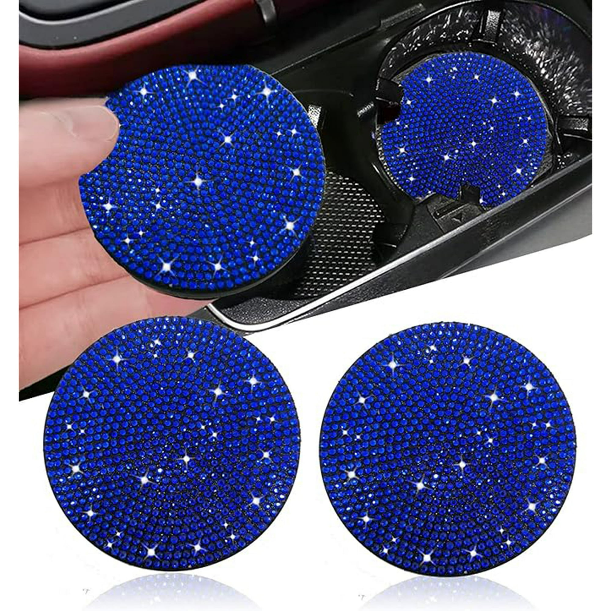 Veat00l - Dos Posavasos Con Taladros De Agua, 2,75 Pulgadas, Antideslizantes Y A Prueba De Golpes, Listos Para Usar, Fáciles De Limpiar Y Ampliamente Aplicables