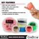 thumbnail image 5 of Masilla para ejercicios de mano CanDo Theraputty Plus, 3 oz, 6 piezas, 5 of 6