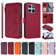 thumbnail image 3 of Funda Cartera Mariposa para [Motorola Edge 70 Fusion] con Soporte y Cremallera Rojo, 3 of 6