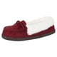 thumbnail image 1 of Zapatillas Jessica Simpson, microgamuza, mocasín, color vino, 1 of 8
