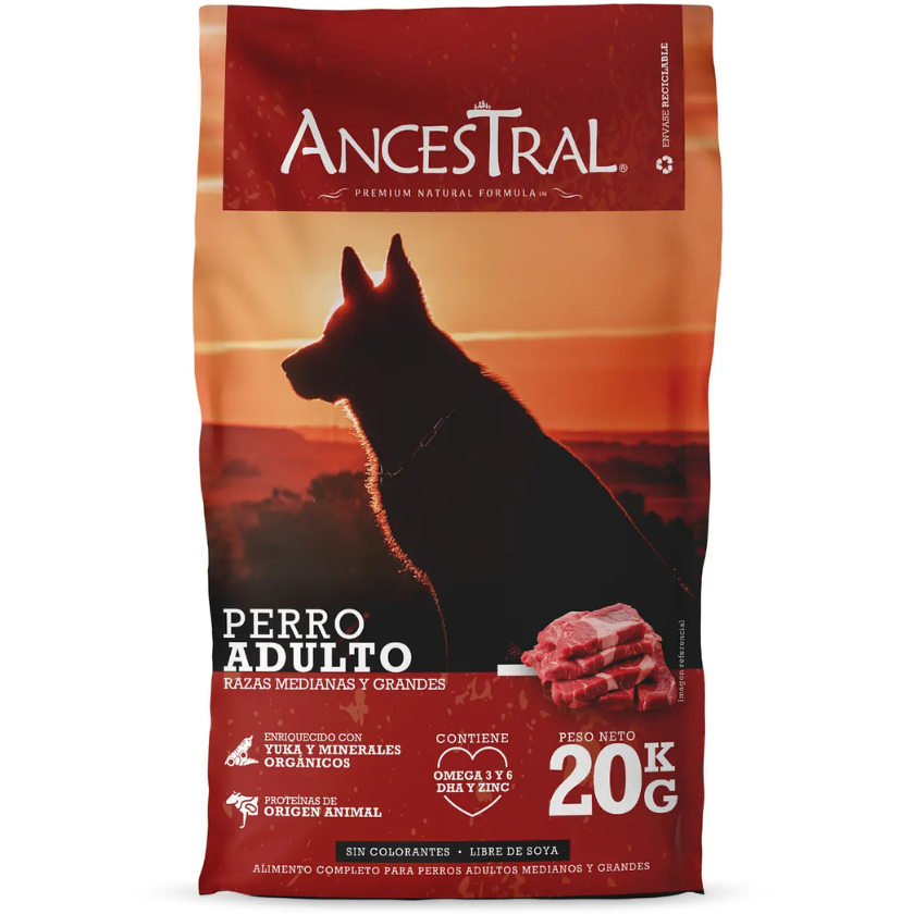 Ancestral Adulto Para Razas Medianas Y Grandes 20Kg