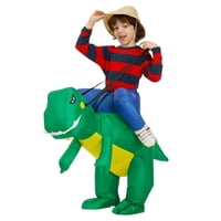 Genérico - Disfraz Dinosaurio Inflable Para Niños Verde Rex