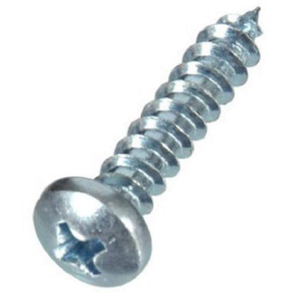 Screw Hillman Phillips Zinc con cabeza plana de 8 x 1,9 cm, 100 unidades