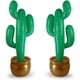 thumbnail image 1 of Utilería inflable con forma de cactus GiftExpress de 36 cm, 2 unidades, para decoración de fiestas, 1 of 4