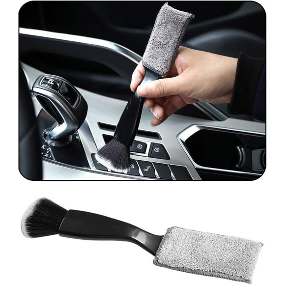 Cepillo para Detalles Smeyta Doble Cabezal 22 cm ABS para Auto