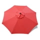 thumbnail image 5 of Toldo de Repuesto para Sombrilla de Patio Sunnyglade 2.7m Rojo, 5 of 6