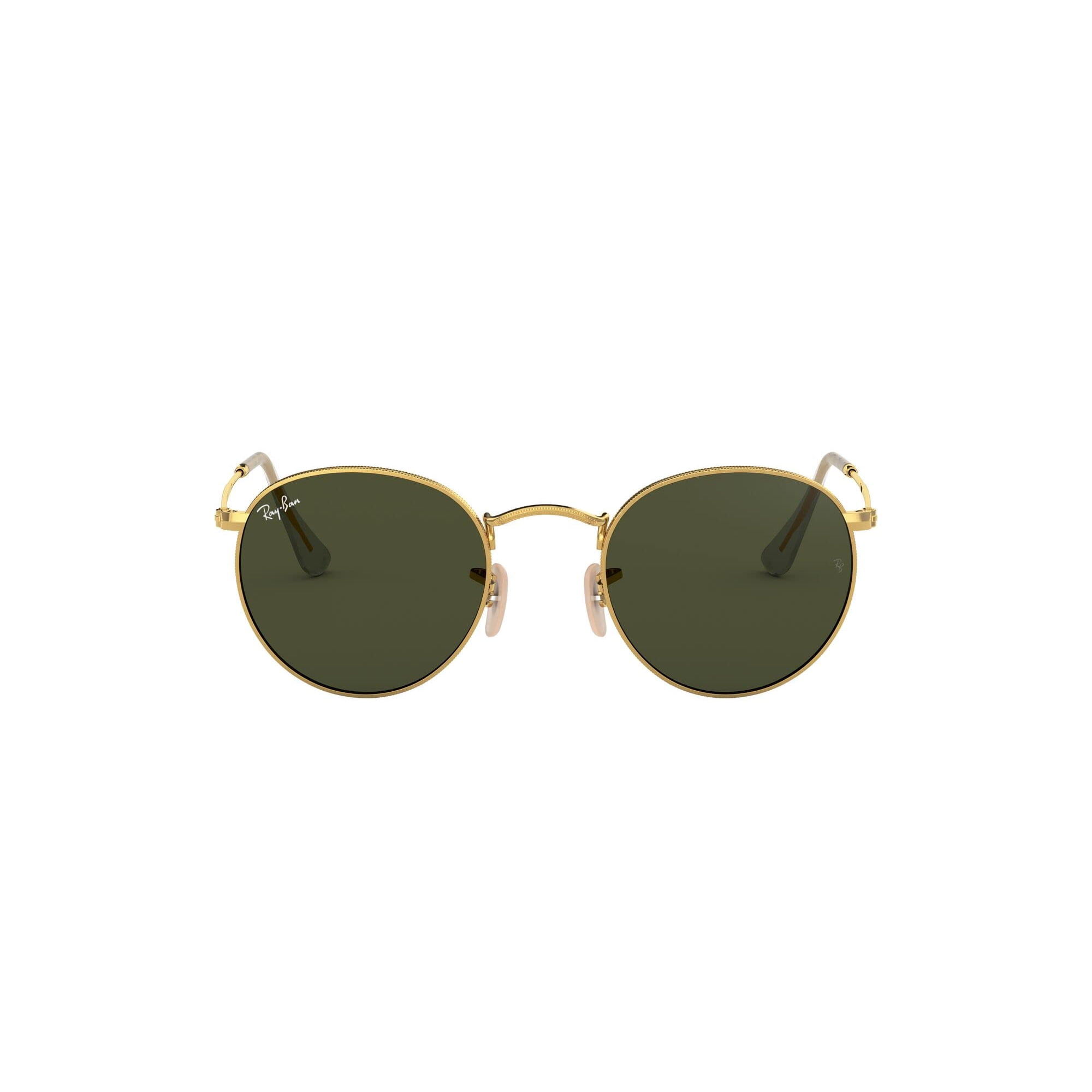 Ray-ban Gafas De Sol Unisex Rb3447 Redondas De Metal Oro/verde G-15 50 Mm