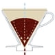 thumbnail image 4 of Gotero de café Hario V60 de plástico, tamaño 02, transparente, para 1 a 4 tazas, 4 of 4