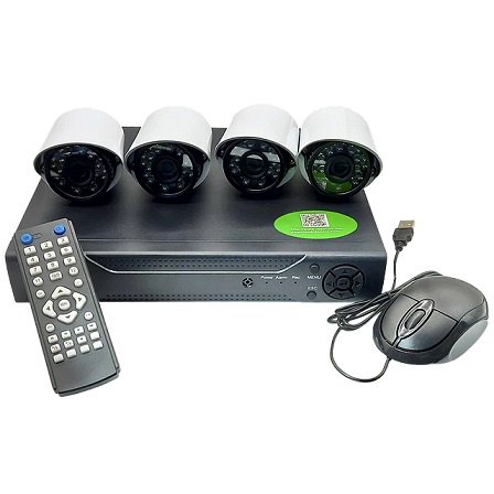 Genérico - Kit Cctv Con 4 Cámaras Full Ahd 1080P P2P