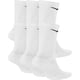 thumbnail image 2 of Calcetines Nike Everyday Cushioned, 6 pares, Dri-Fit, blancos, 2 of 2