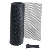 Ioensy - Valla De Alambre De 40 X 300 Cm, Protección De Árboles Para Balcón, Escalera, Barandilla, Plantas, Color Negro