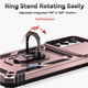 thumbnail image 3 of Funda Resistente Anillo Soporte Samsung Galaxy A05S Privacidad Cámara Montaje Magnético Oro rosa, 3 of 6