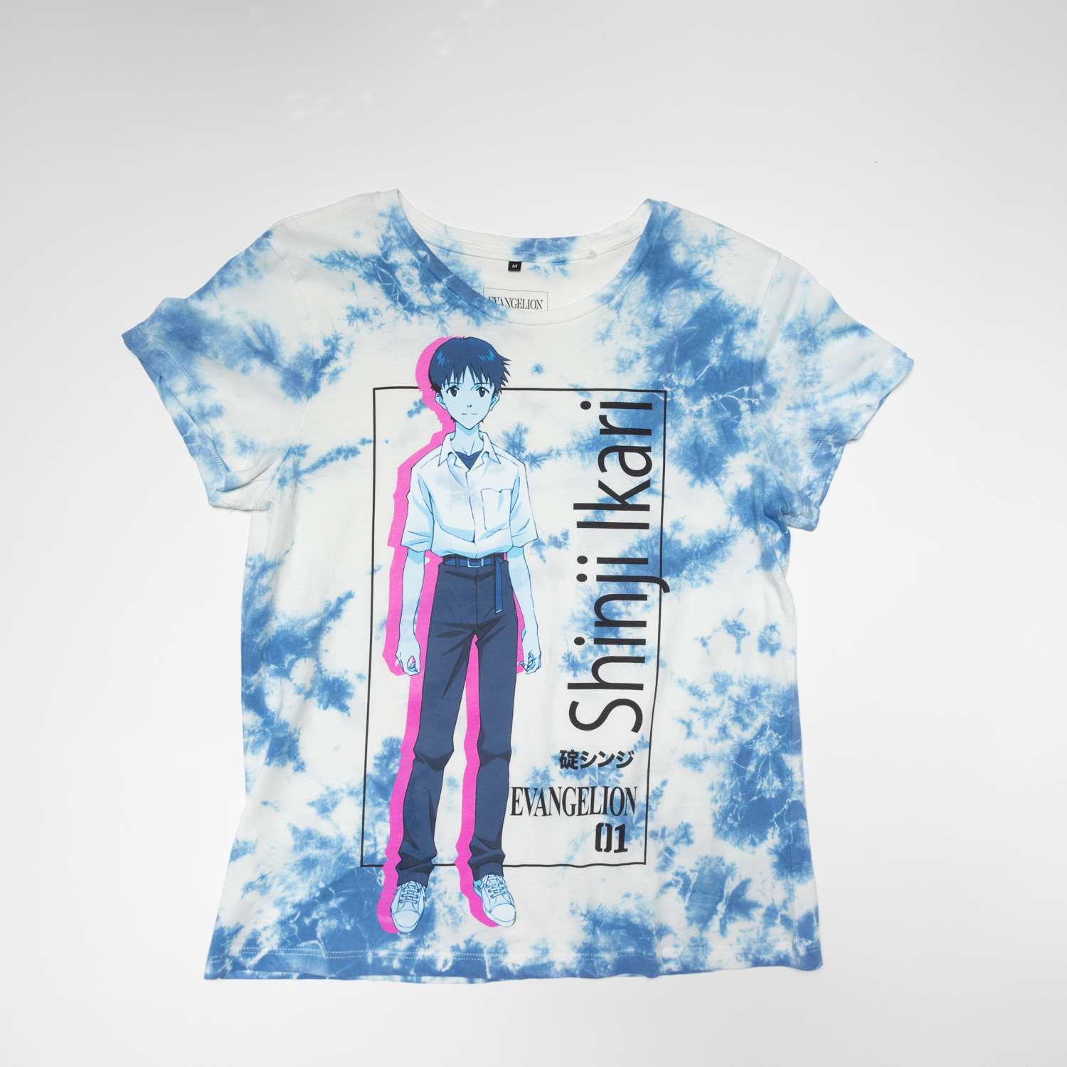 Polera Mujer You Evangelion Sinji Ikari Tie Dye