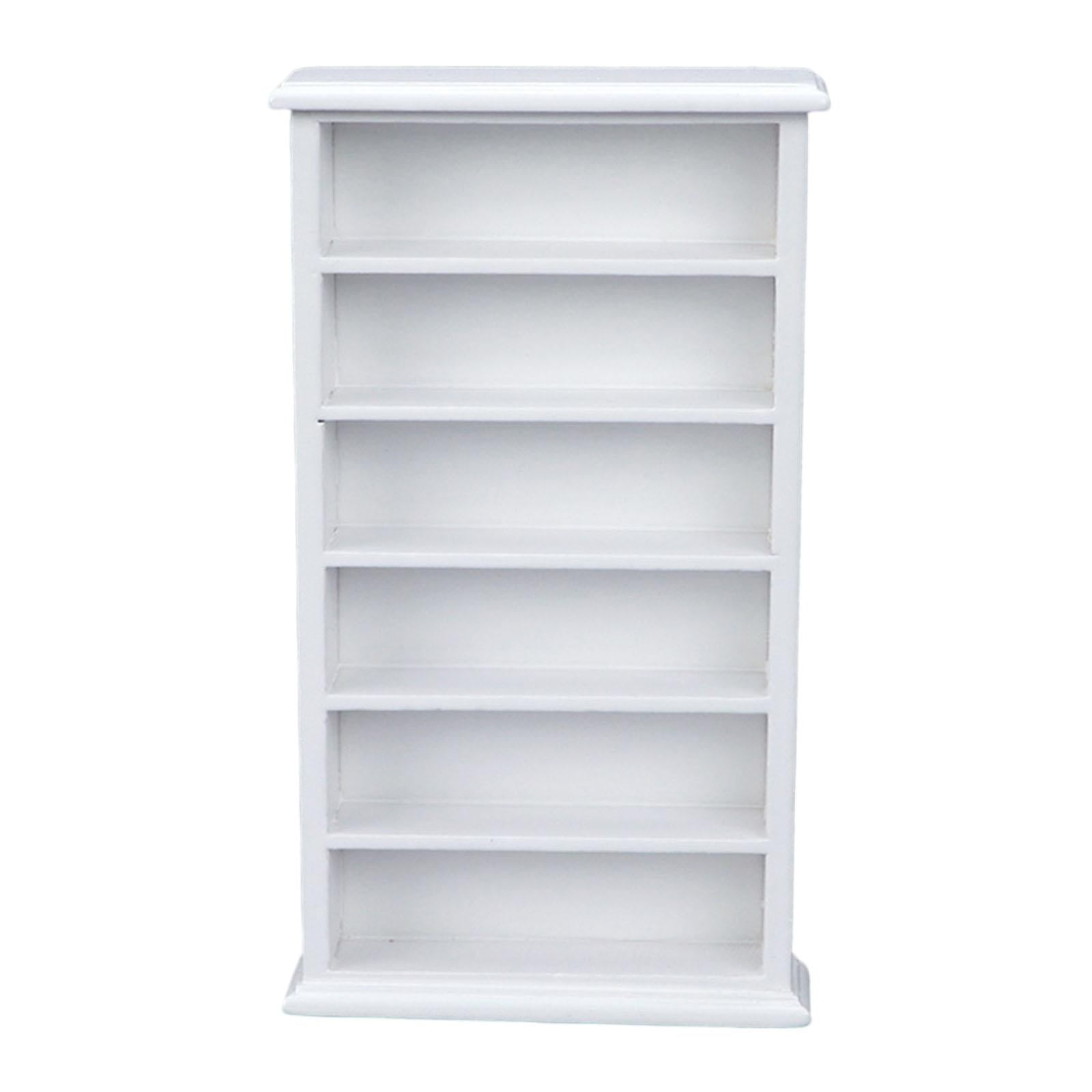 Bothyi - Casa De Muñecas En Miniatura De Madera 1/12 De 6 Niveles, Estante Para Libros, Muebles Para Casa De Muñecas