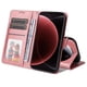 thumbnail image 2 of Funda Billetera para Xiaomi 15 Ultra con Porta Tarjetas y Soporte Ajustable Rosa, 2 of 4