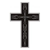 Rienda Libre Graphics - Decomural Decorative Cross Christianity Ws-15453
