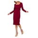 thumbnail image 5 of Vestido Maternidad Manga Larga Con Lazo Rojo Embarazada rojo XL, 5 of 7