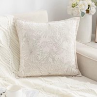 Todo Hogar Santiago De Chile - Cojín Chenille Retro Beige - Diseño B