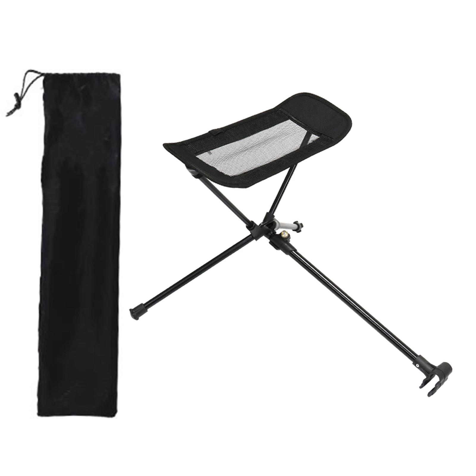Ioensy - Reposapiés De Silla Plegable Portátil Aleación De Aluminio Plegable Para Camping Picnic