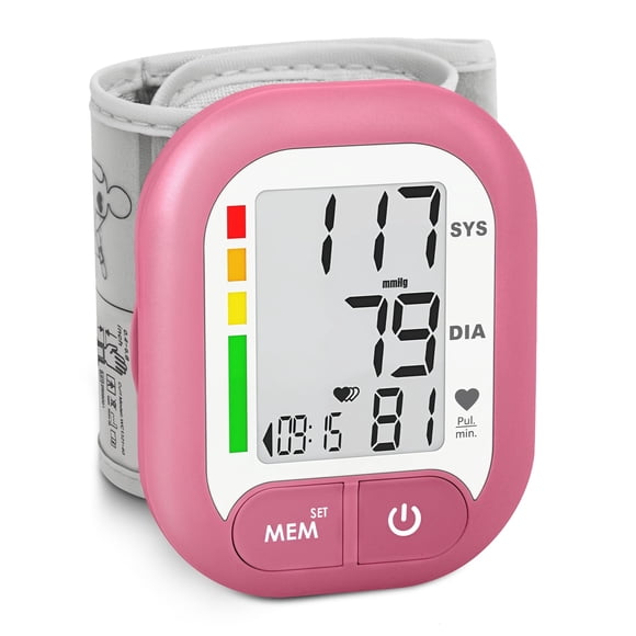 Monitor de presión arterial BENECEN, aprobado por la FDA, de muñeca 13,5‑21,5 cm