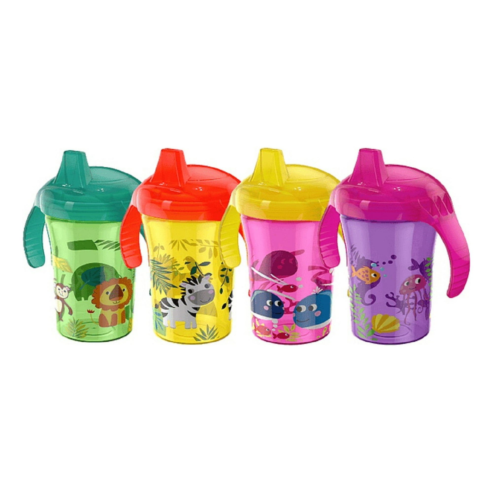 Genérico - Set 4 Vasos Taza Entrenamiento Aprender Beber Bebes Lau